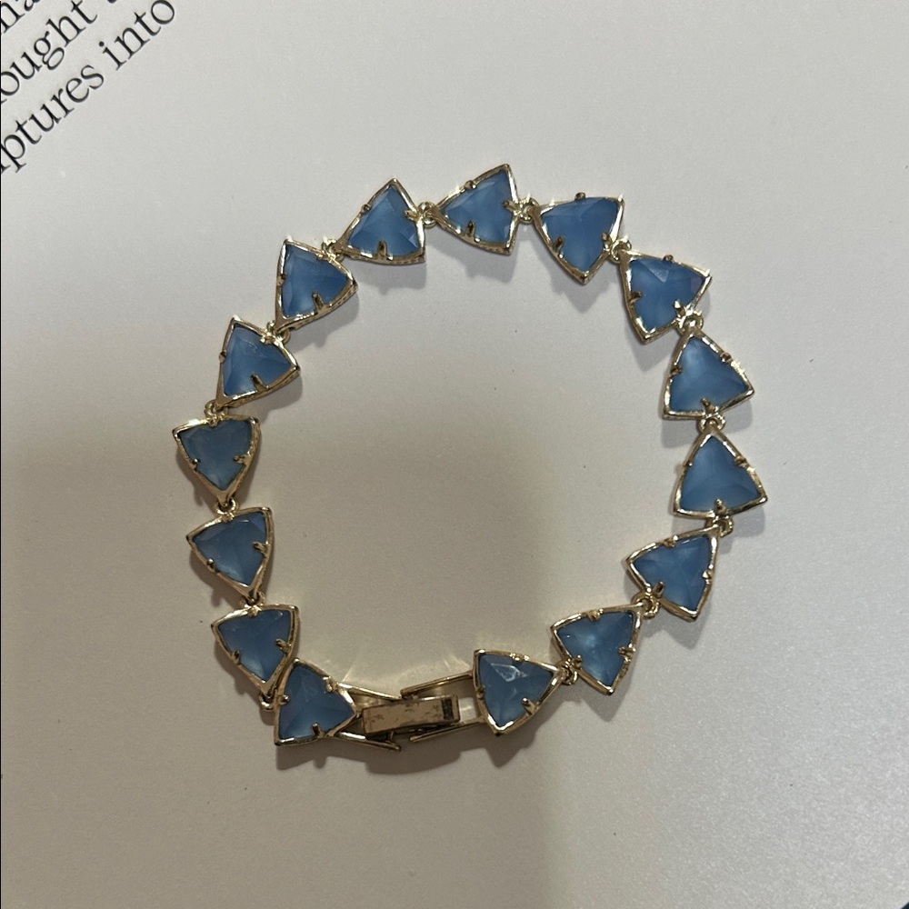 Kendra Scott Periwinkle and Gold “Ripley” Bracelet 🩵💜